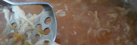 борщ с квашеной капустой