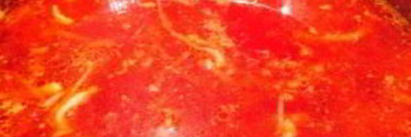 борщ с ребрышками