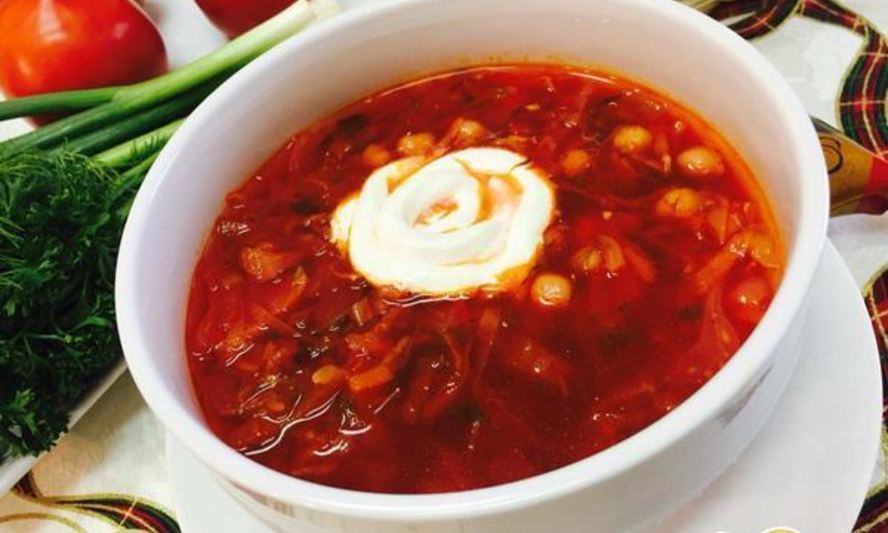 Рецепт борща с репой и нутом