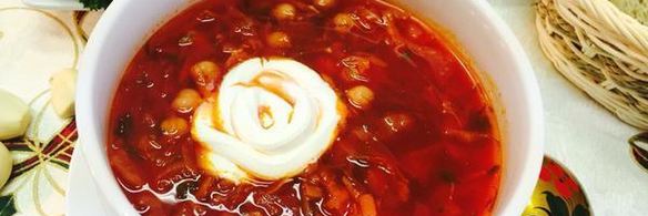 борщ с репой и нутом