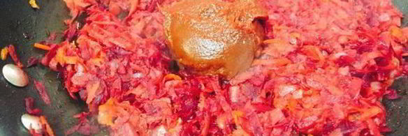 борщ с репой и нутом