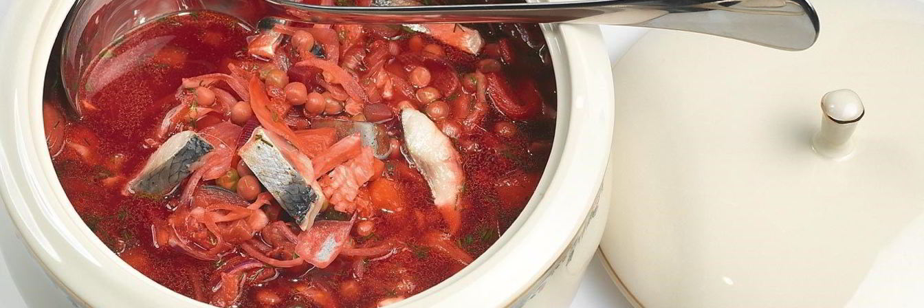 Борщ с селедкой