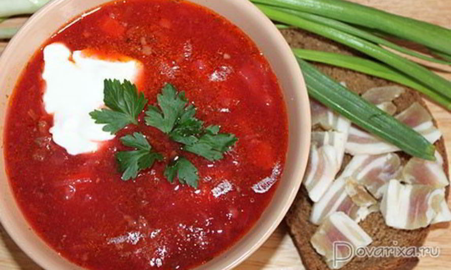 Рецепт борща с тушенкой