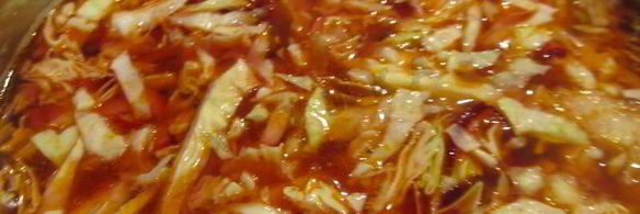 борщ сибирский с фрикадельками и томатной пастой