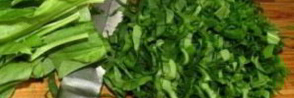 борщ со щавелем и свеклой