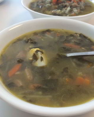 Борщ со щавелем