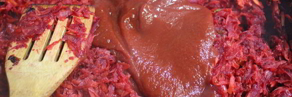 борщ со свининой и говядиной