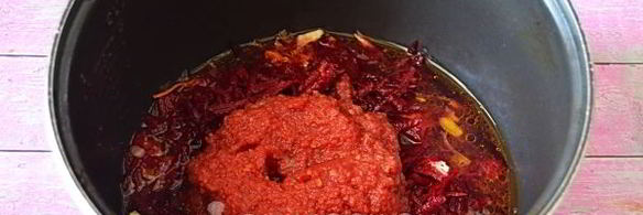 борщ со свининой в мультиварке