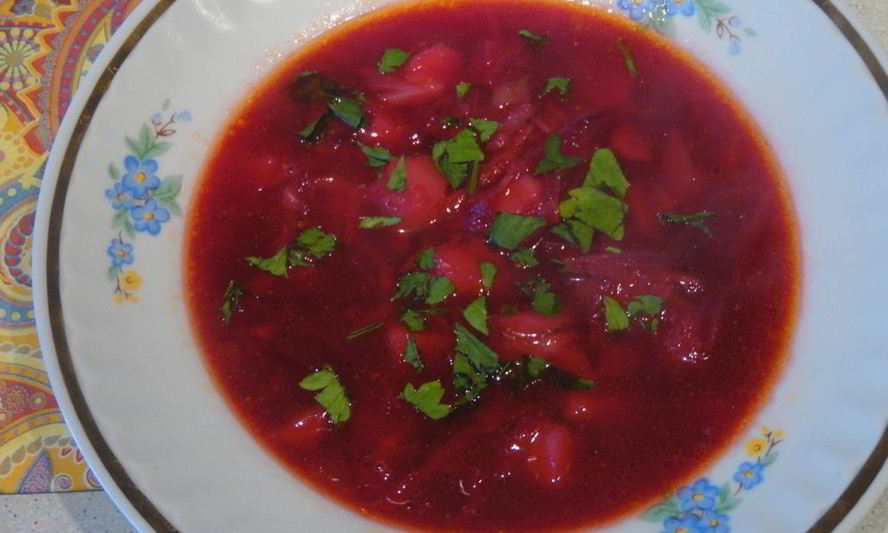 Рецепт борща свекольного