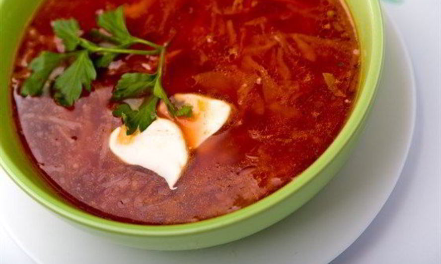 Рецепт борща украинского на свиных ребрах