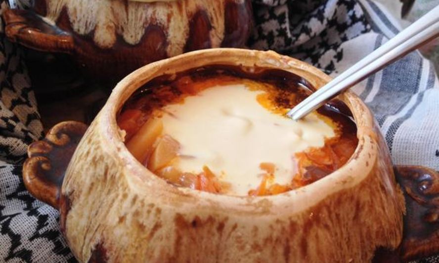 Рецепт борща в горшочках