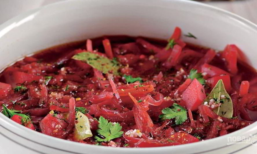 Рецепт борща вегетарианского