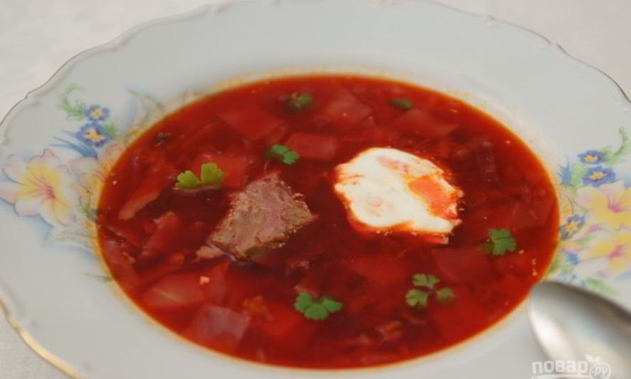 Рецепт флотского борща