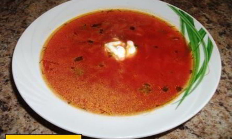 Рецепт говяжьего борща со свеклой и свежей капустой