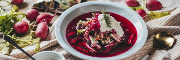 холодный борщ