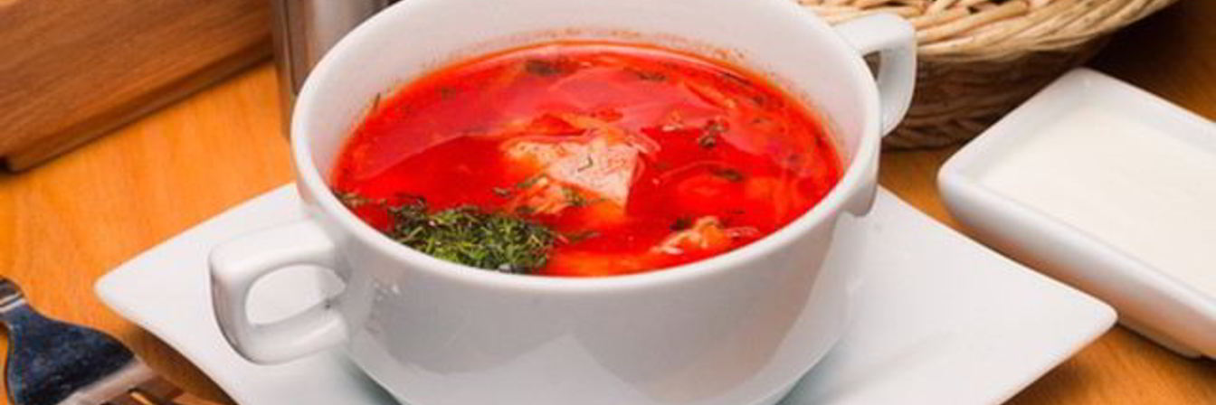 Холодный рыбный борщ