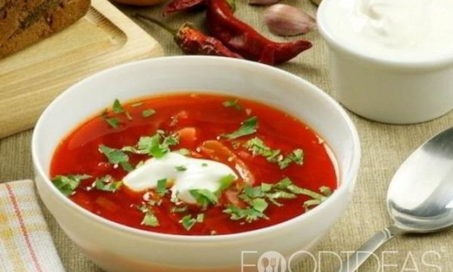 Рецепт кислого борща