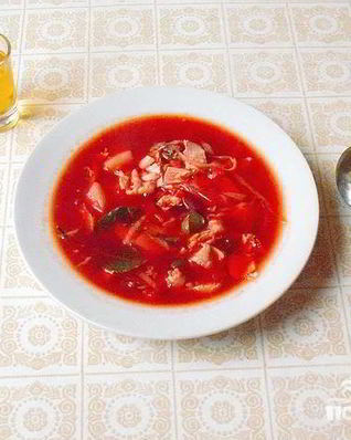 Легкий днестровский борщ