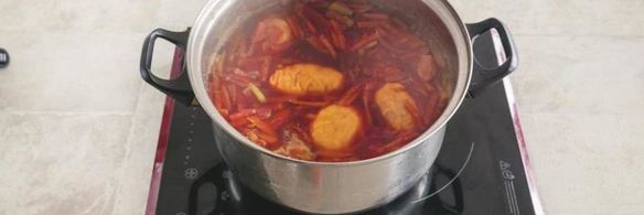 литовский борщ с колдунай