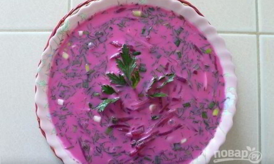 Рецепт литовского борща