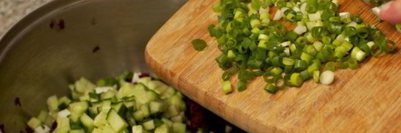 литовский холодный борщ