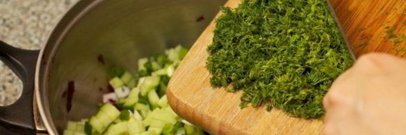 литовский холодный борщ