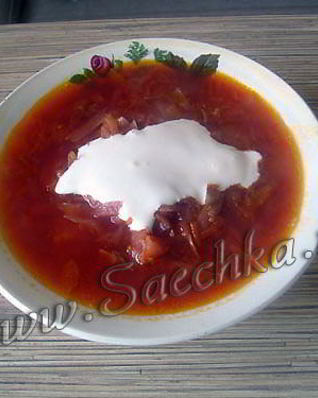 Настоящий украинский борщ