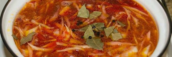 овощной борщ