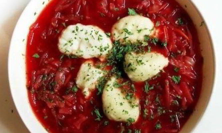 Рецепт полтавского борща с галушками