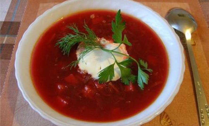 Рецепт постного борща без зажарки в мультиварке