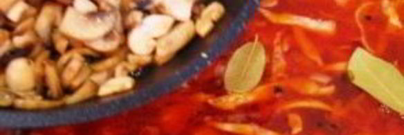 постный борщ с фасолью