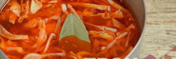 постный борщ