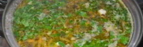 щавелевый борщ