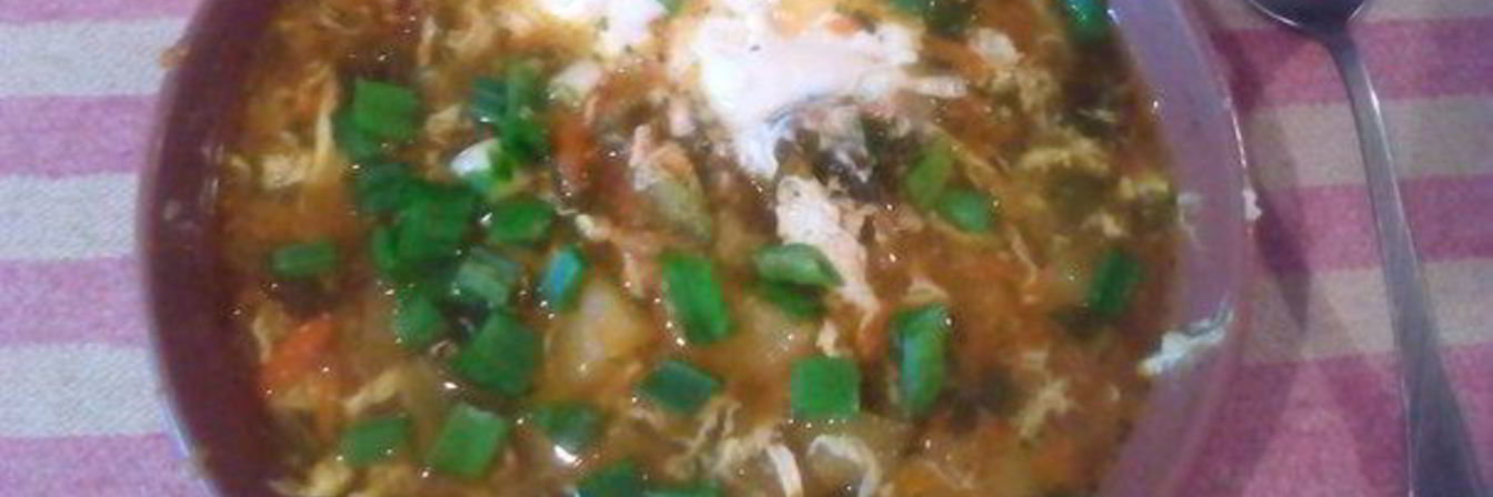 Терский борщ с щавелем