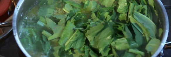 зеленый борщ из щавеля