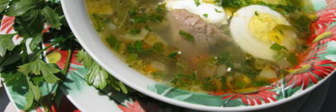 Зеленый борщ