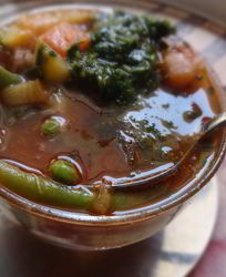 Суп с фасолью