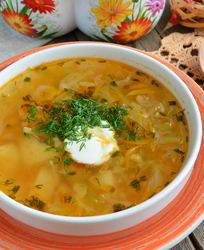 Суп с капустой