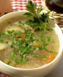 Суп с перловкой