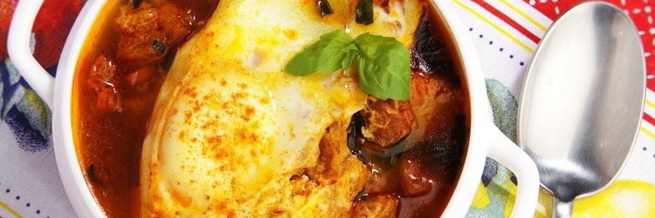 Испанский чесночный суп с перцем