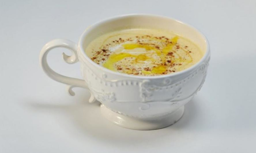 Рецепт картофельного крема-супа с льняным маслом