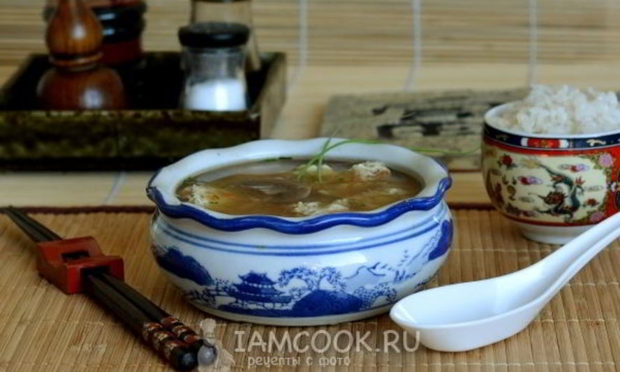 Рецепт китайского супа волшебного цветок
