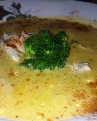 Крем-суп из брокколи и плавленого сыра