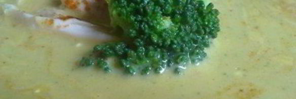 крем-суп из брокколи и плавленого сыра