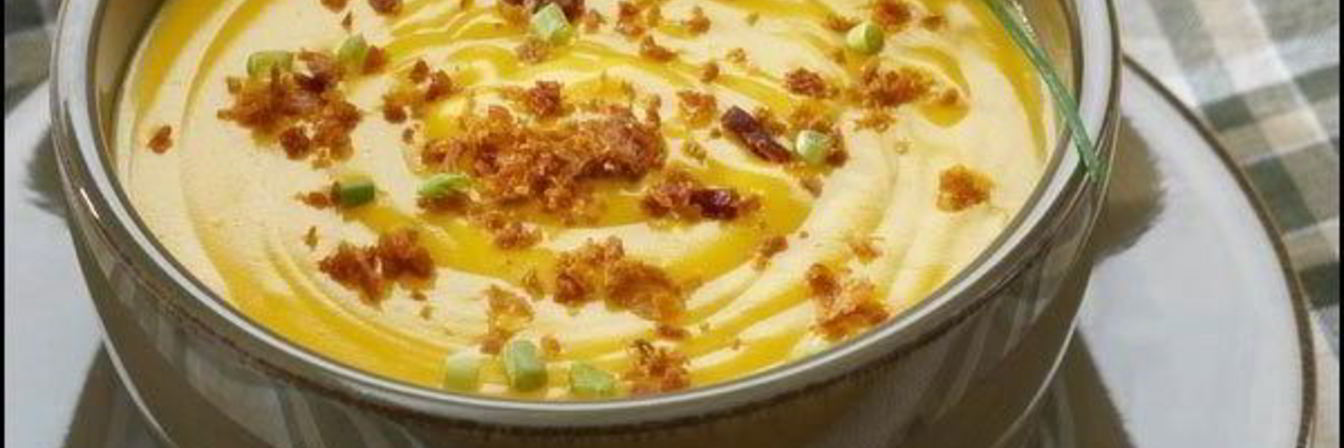 Крем-суп из шампиньонов со сливками