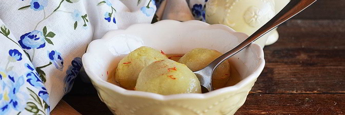 Куббе-суп с манными клецками, фаршированными мясом