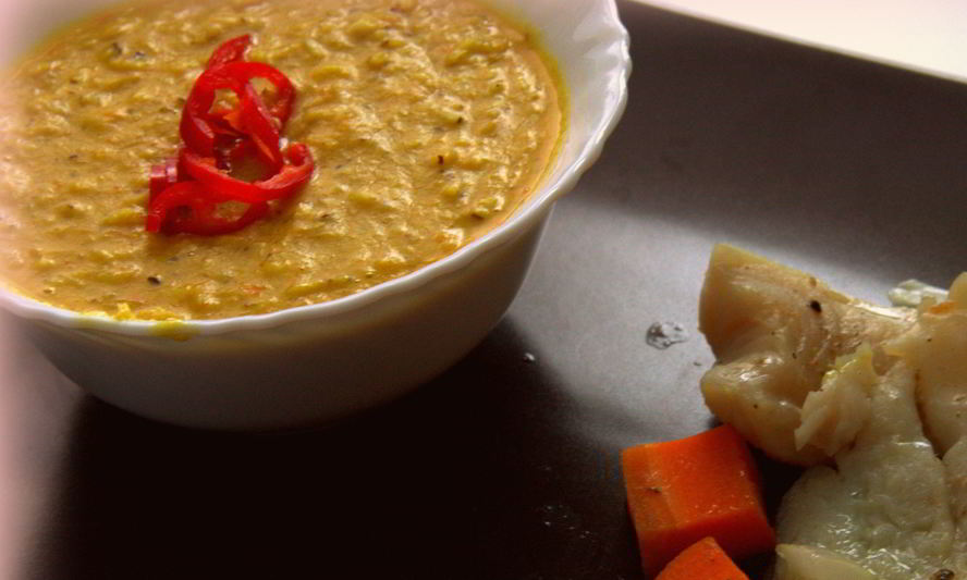 Рецепт кукурузного крема-супа с карри и кокосом