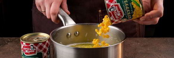 кукурузный суп со сливками