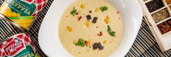 кукурузный суп со сливками