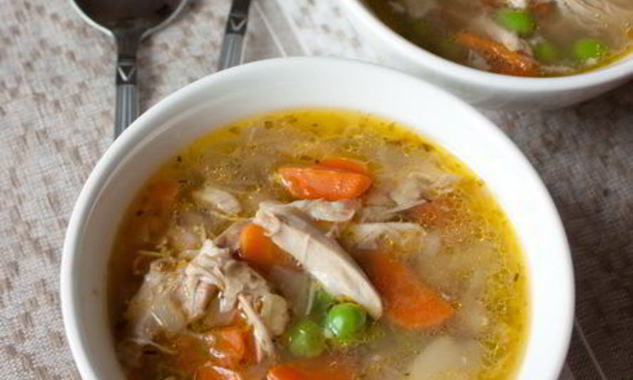 Рецепт куриного супа с горошком